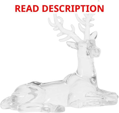 Elk Statue - Acrylic Reindeer Ornament