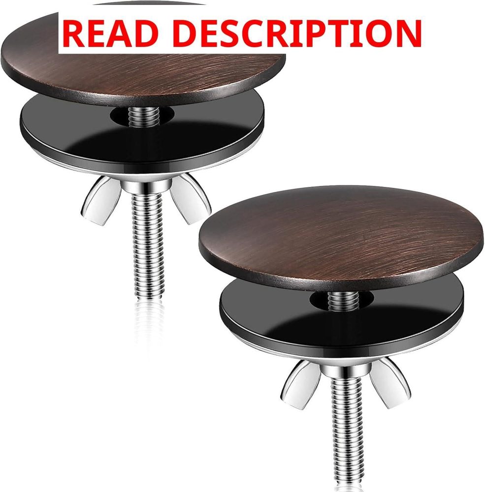 2 Pack 2-Inch Kitchen Sink Hole Cover Bronze