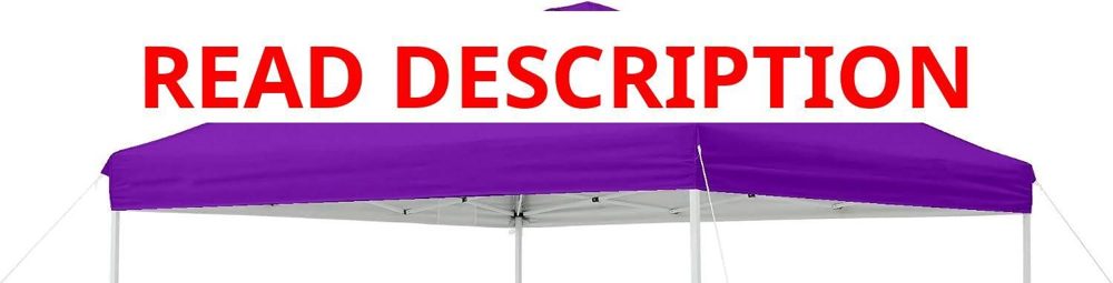 Ozark 10x10 Canopy Replacement Cover Purple