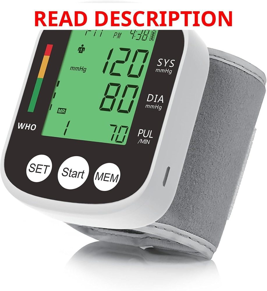 FDA-Cleared Wrist BP Monitor for Home Use