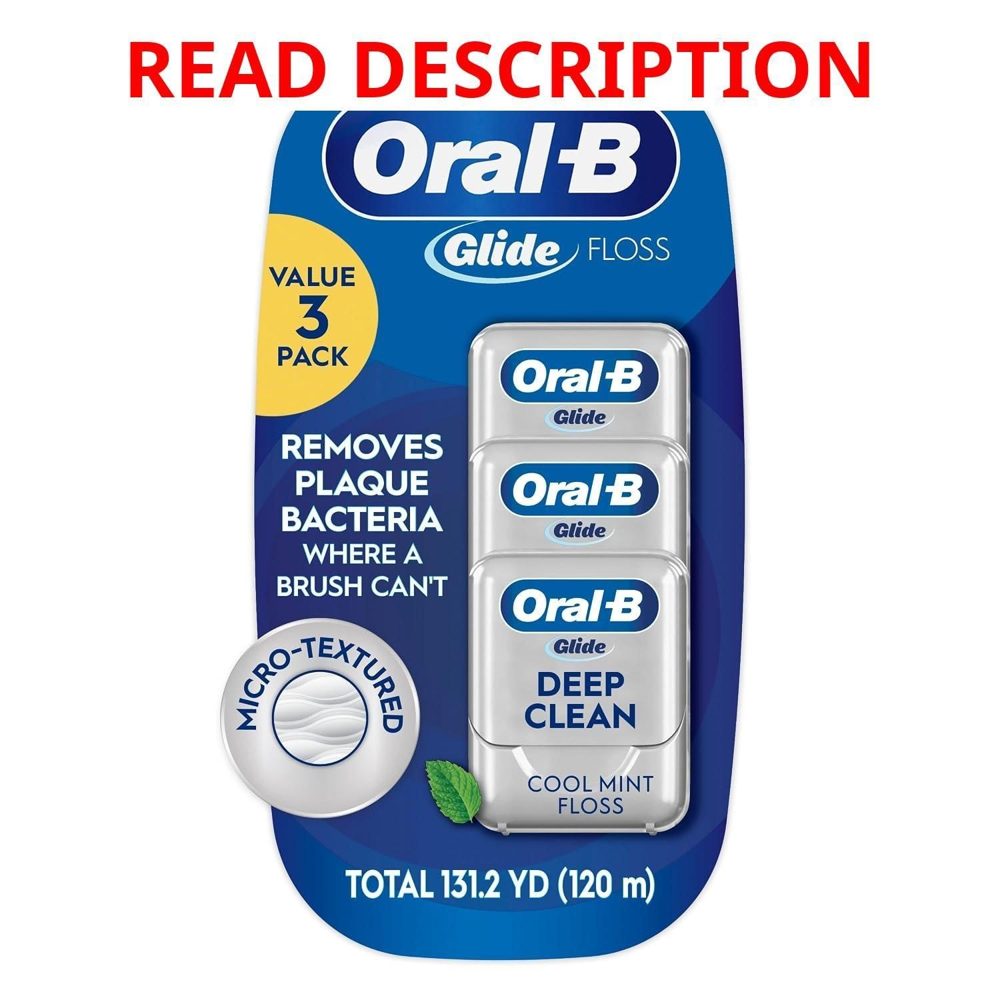 Oral-B Glide Deep Clean Dental Floss 3 Pack