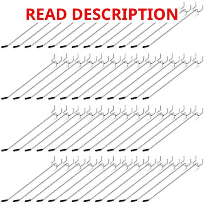 Moxweyeni 8in 100 Pcs Pegboard Hooks Hangers