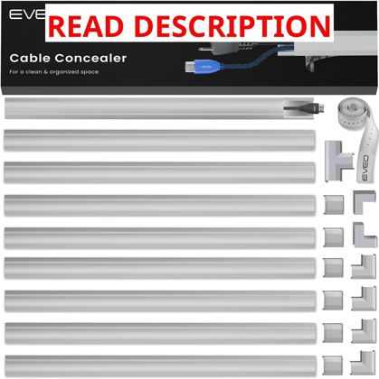 Cord Covers for Wires on Wall - Grey 150in