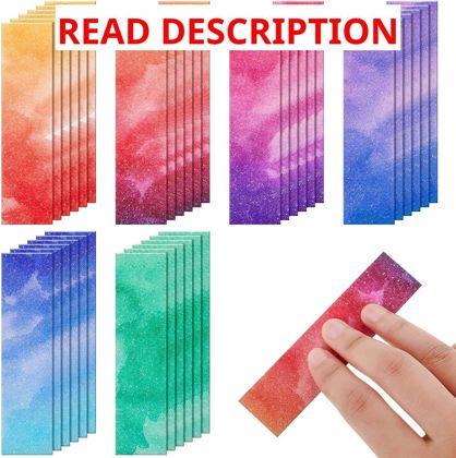 Gersoniel 36 Anxiety Sticker Strips Watercolor