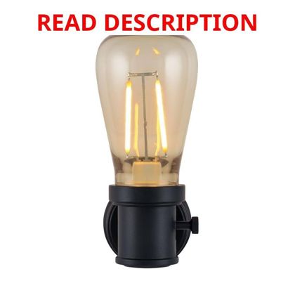 LED Edison Filament Night Light 2200K 2-Pack