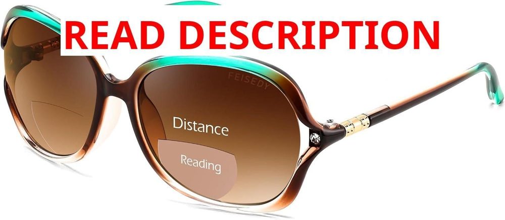 FEISEDY Bifocal Reader Sunglasses B0286