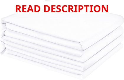 FreshCulture Twin Flat Sheets 2 Pack