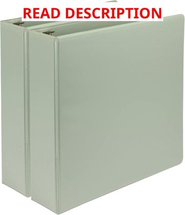 Samsill Plant-Based Sage Green D-Ring Binder