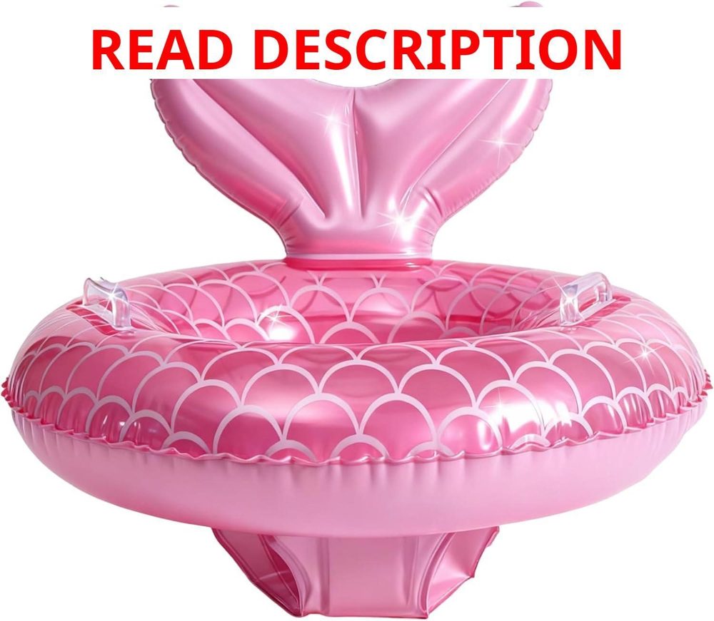 ZEYGLXC Mermaid Baby Pool Floats with Seat