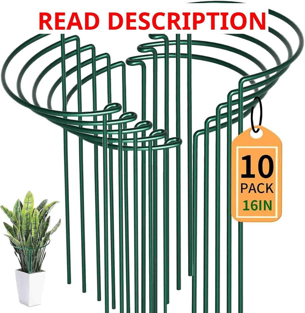 TCBWFY 10 Pack Plant Support Stakes 10x16