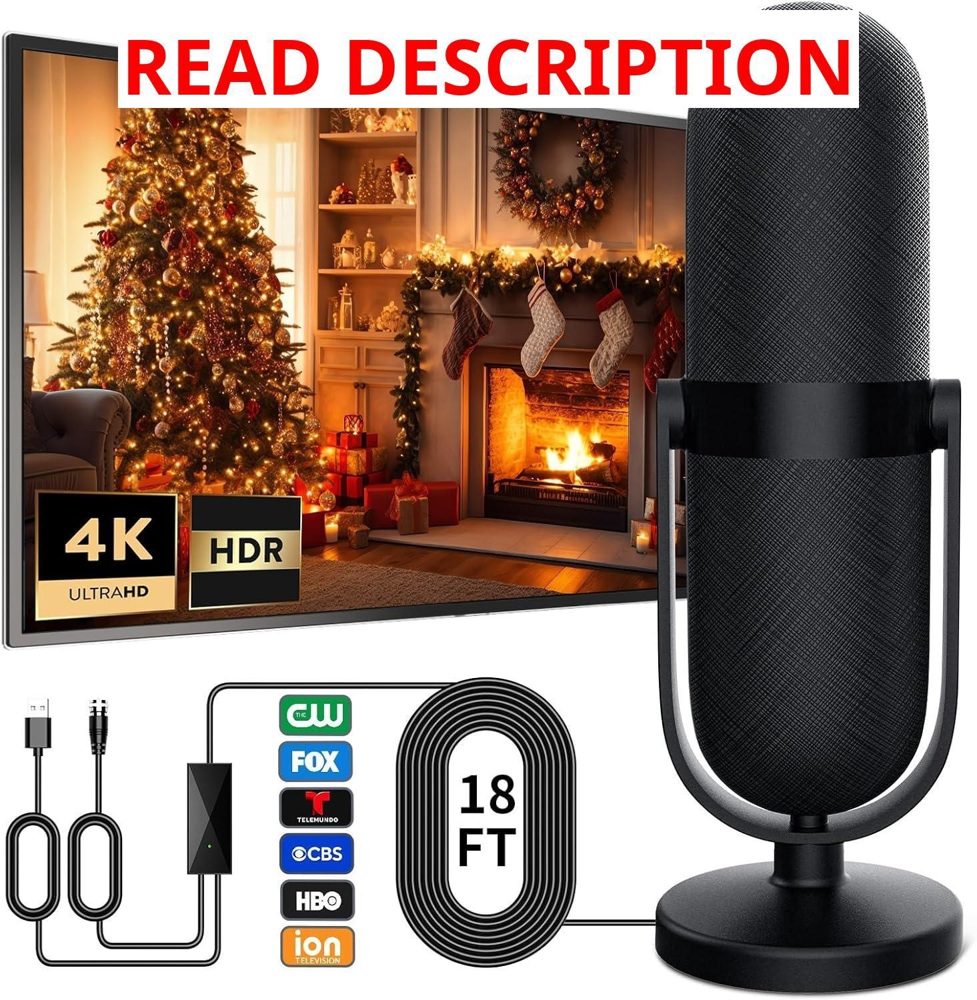 TV Antenna for Smart TV Indoor 1200+ Miles