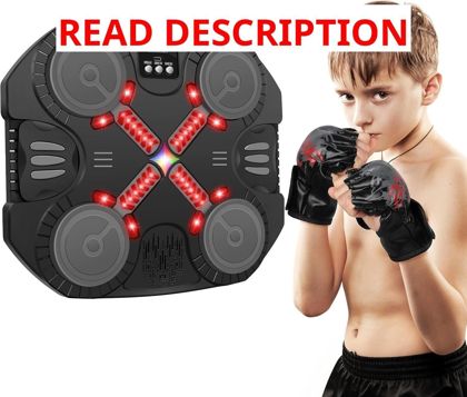Music Boxing Machine with Gloves for Kids