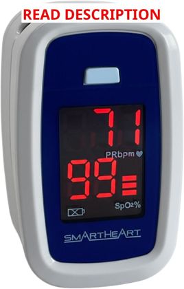 SmartHeart Fingertip Pulse Oximeter 11-50K