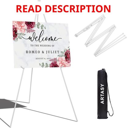ARTASY 63" Easel Stand for Wedding Signs