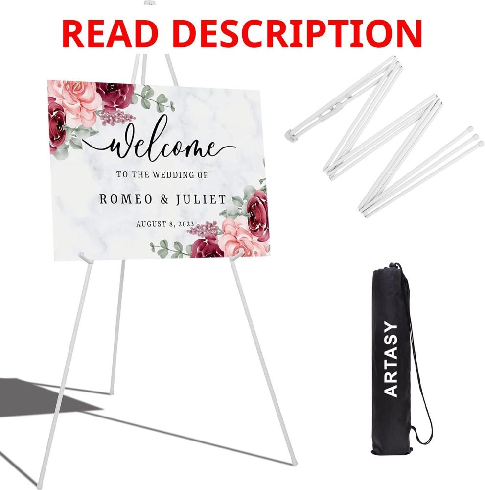 ARTASY 63" Easel Stand for Wedding Signs