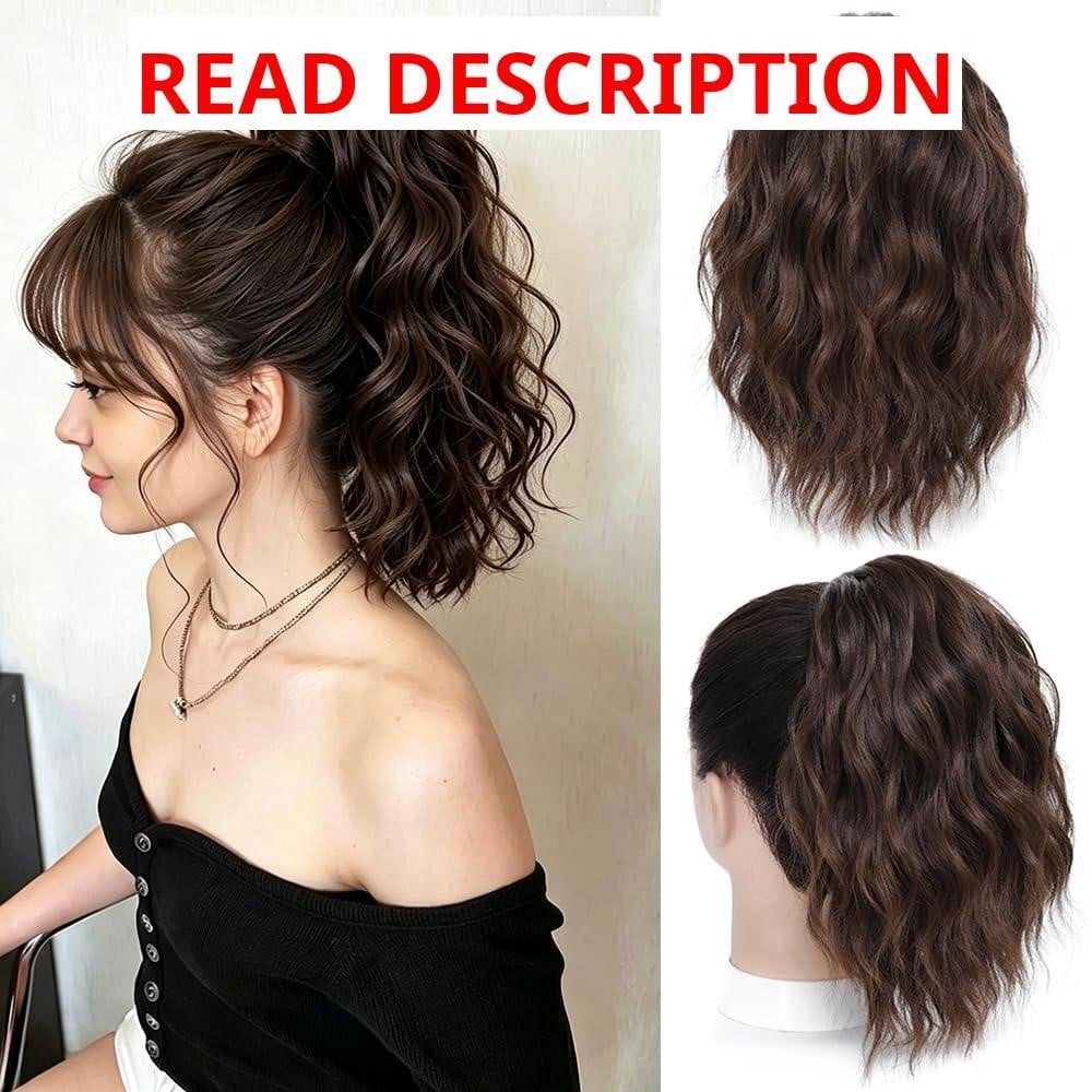 Ponytail Extension 12-Inch Drawstring