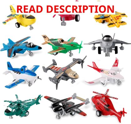 Pull-Back Airplane Toy for Kids Pack of Planes