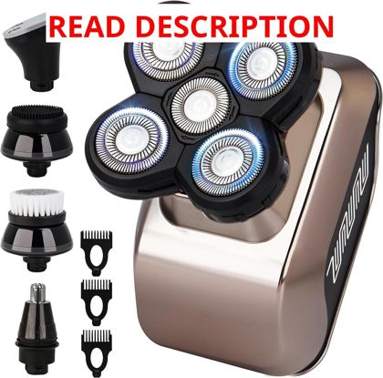 Men's 5-in-1 Electric Head Shaver for Bald Men