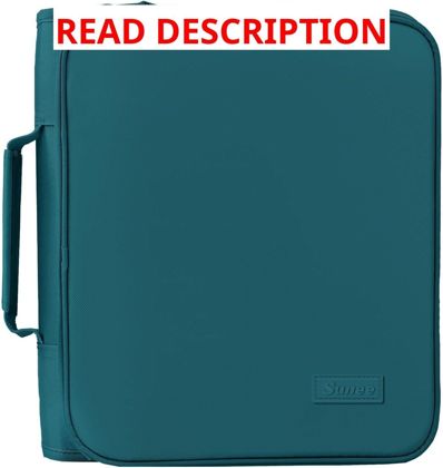 SUNEE Zippered Binder Bag 2" 3-Ring