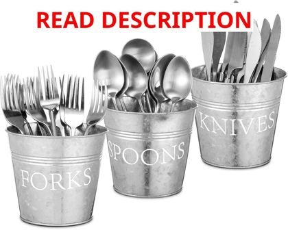 Honeydak 3-Pcs Utensil Caddy for Kitchen