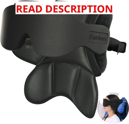 SARISUN Travel Pillow with 3D Eye Mask