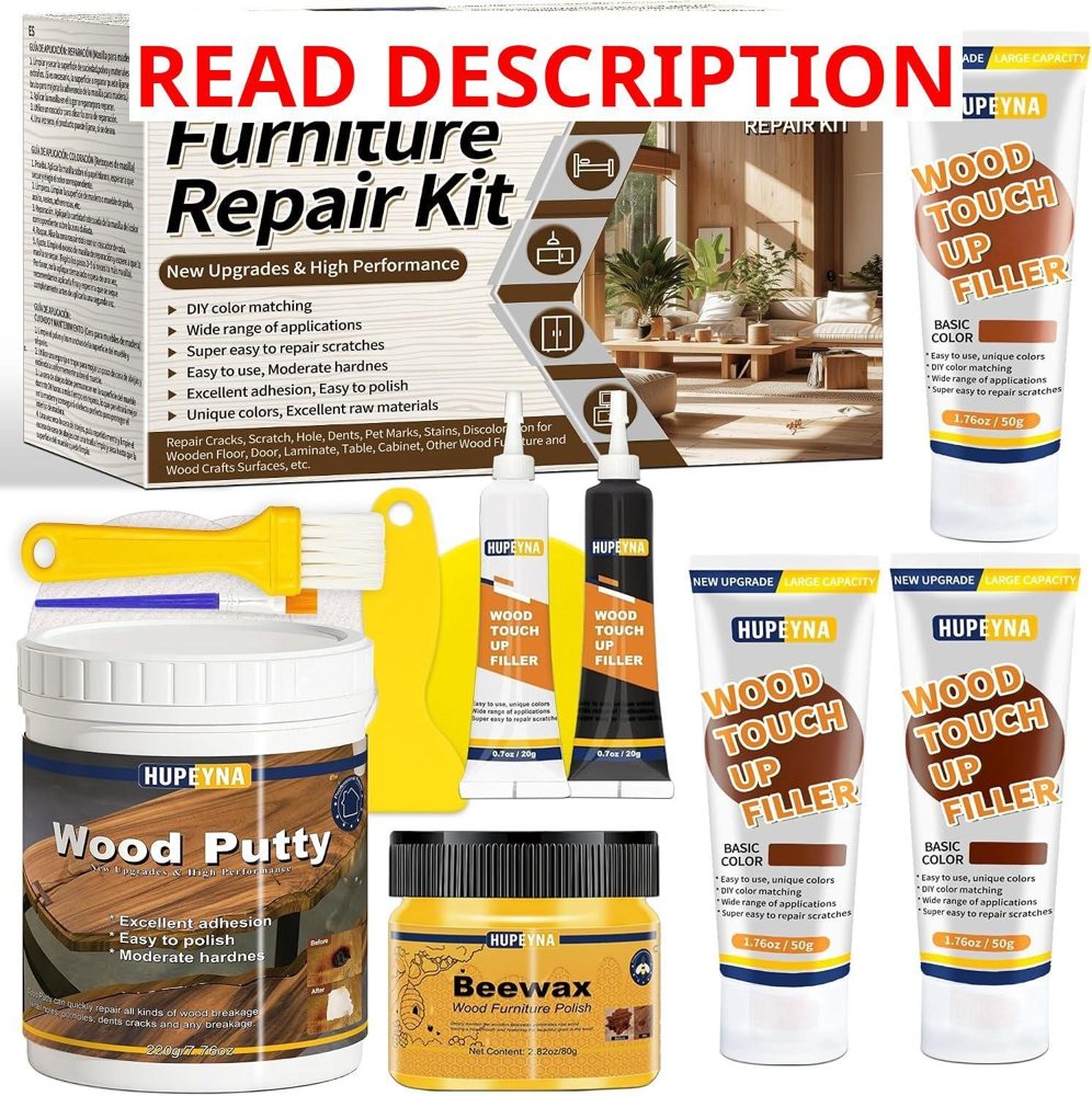 Wood Repair Kit for Wood Furniture (Brown)