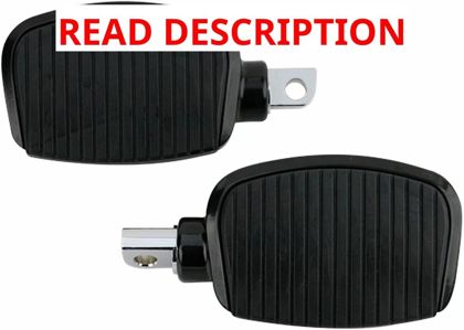 YHMOTO Mini Rider Floorboards Footpegs Black