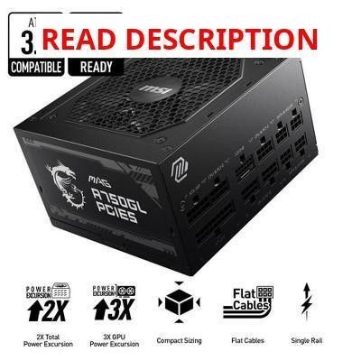 MSI MAG A750GL 750W ATX3.0 PSU