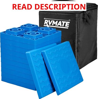 RVMATE 12 Pack RV Leveling Blocks Levelers