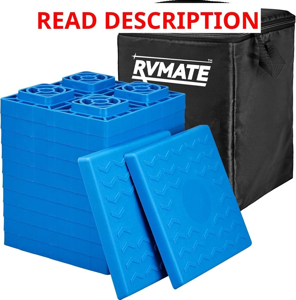 RVMATE 12 Pack RV Leveling Blocks Levelers