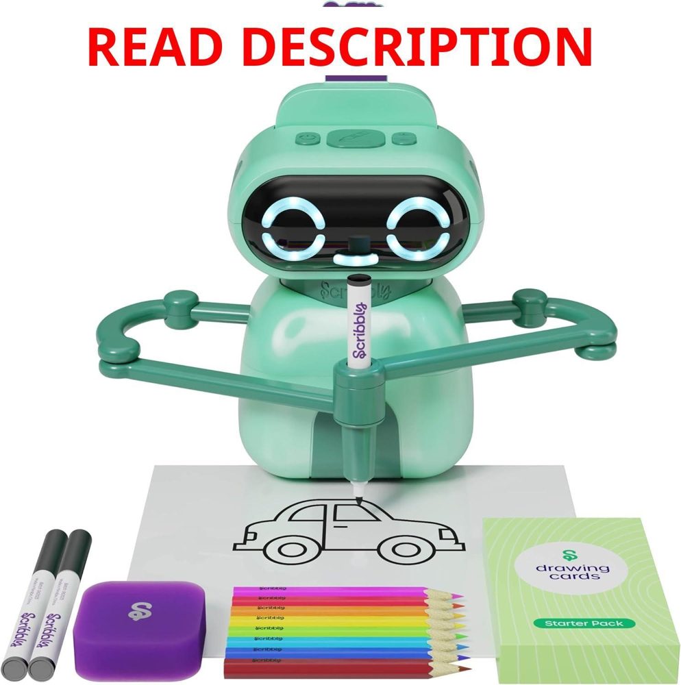 Dan&Darci Scribbly Drawing Robot for Kids 5-7