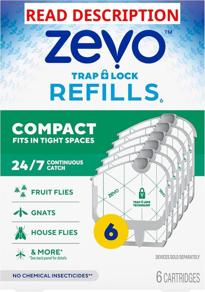 Zevo Compact Insect Trap Refills (6)