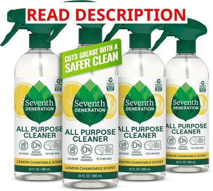Seventh Generation Cleaner 23 oz Pack 4