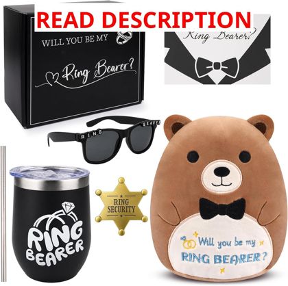 5 Pcs Ring Bearer Proposal Gifts Set