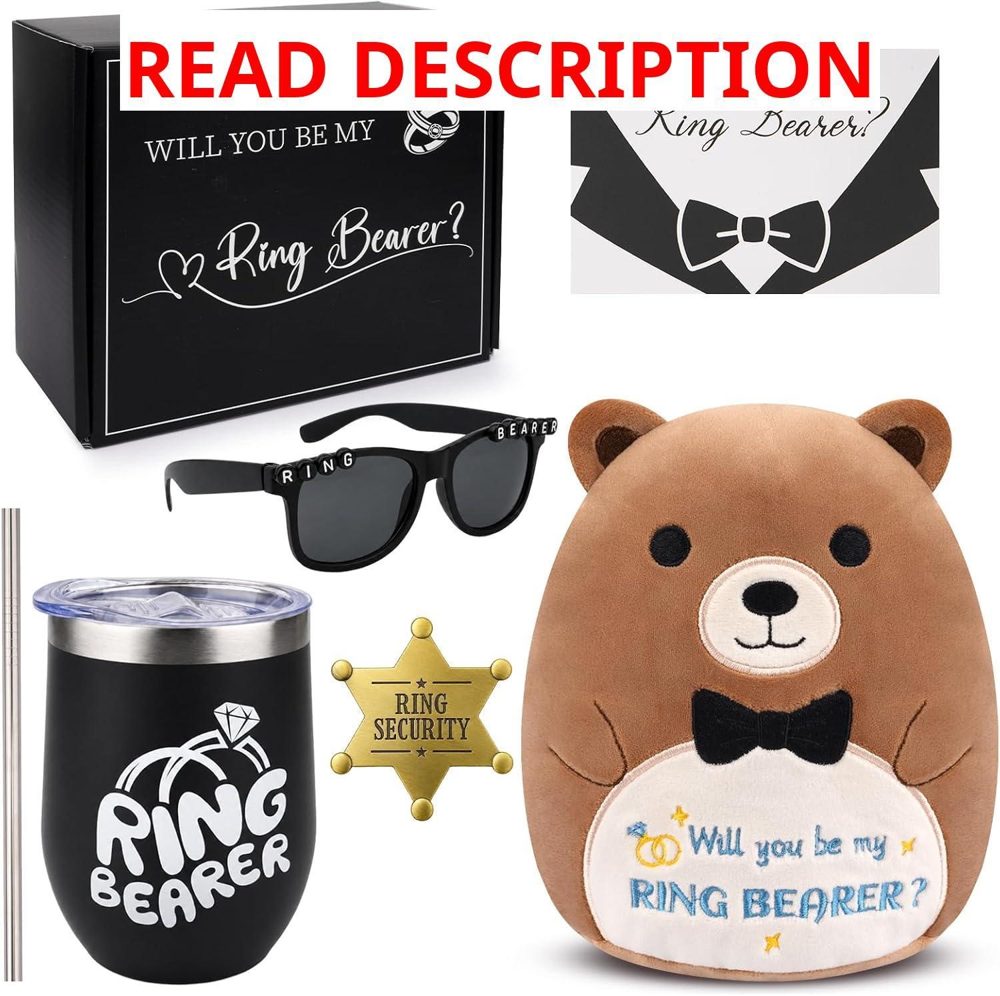 5 Pcs Ring Bearer Proposal Gifts Set