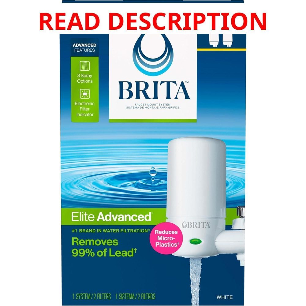 Brita Faucet Mount Water Filter System White