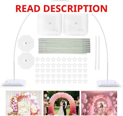 Upgraded Balloon Arch Kit: 10ft Wide 9ft Tall