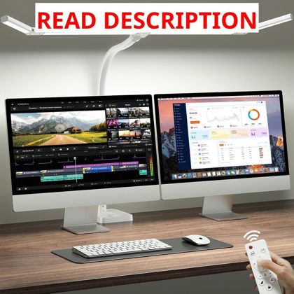 ONEMIX 42" LED Desk Lamp Eye-Caring White