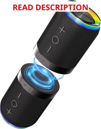 Magnetic 2-in-1 Bluetooth Speaker 20W (Black)