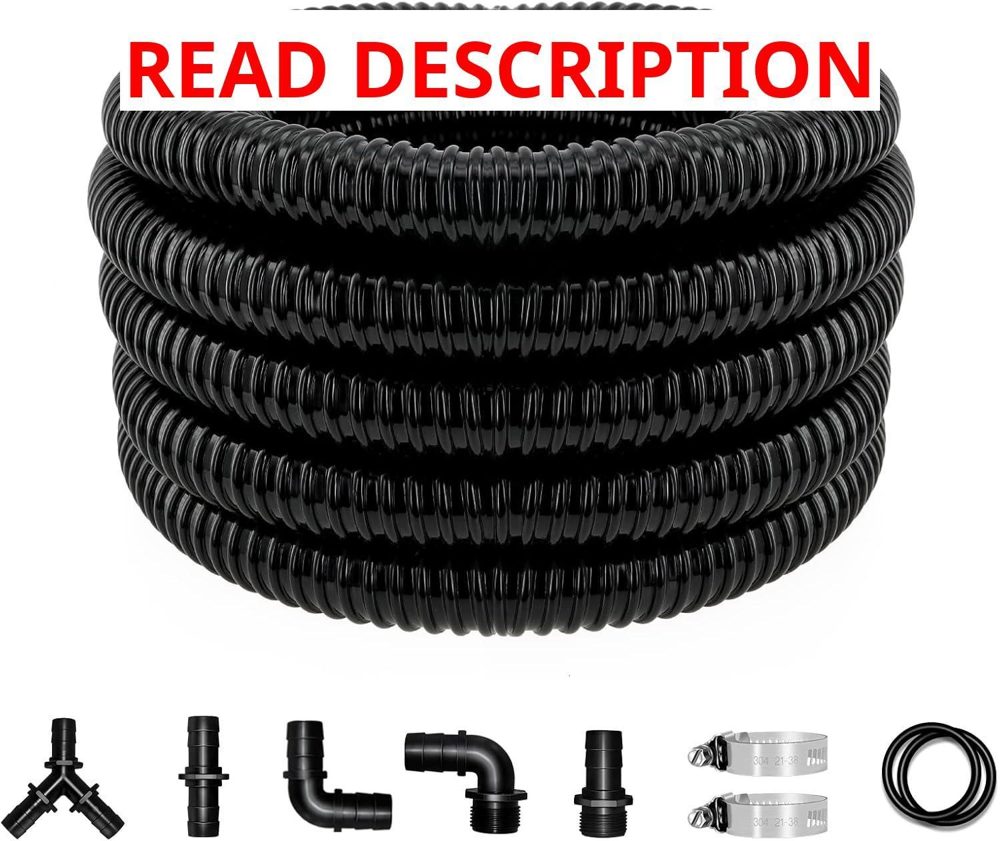 LONGRUN 1" Pond Tubing 20.7 ft