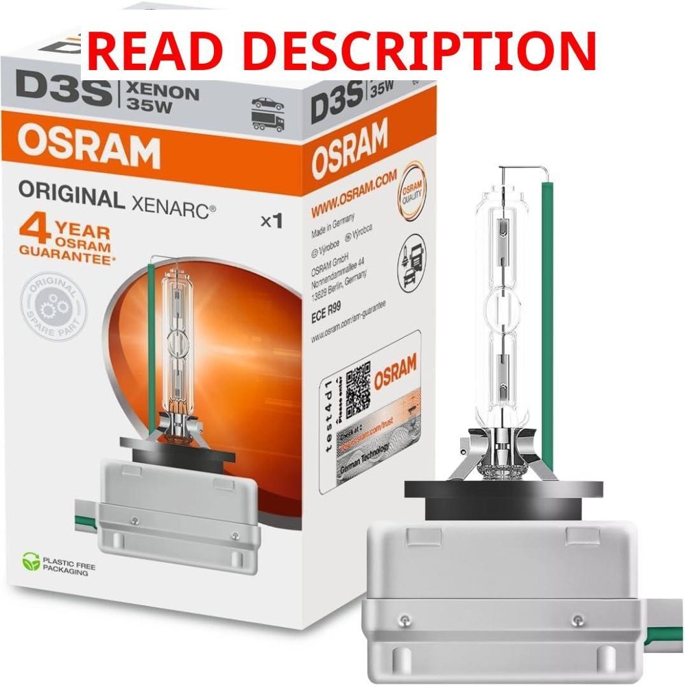Osram 66340 Xenarc 35W D3S PK32D-5 4600K HID