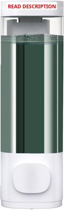 White Manual Wall Mounted Soap Dispenser 10oz