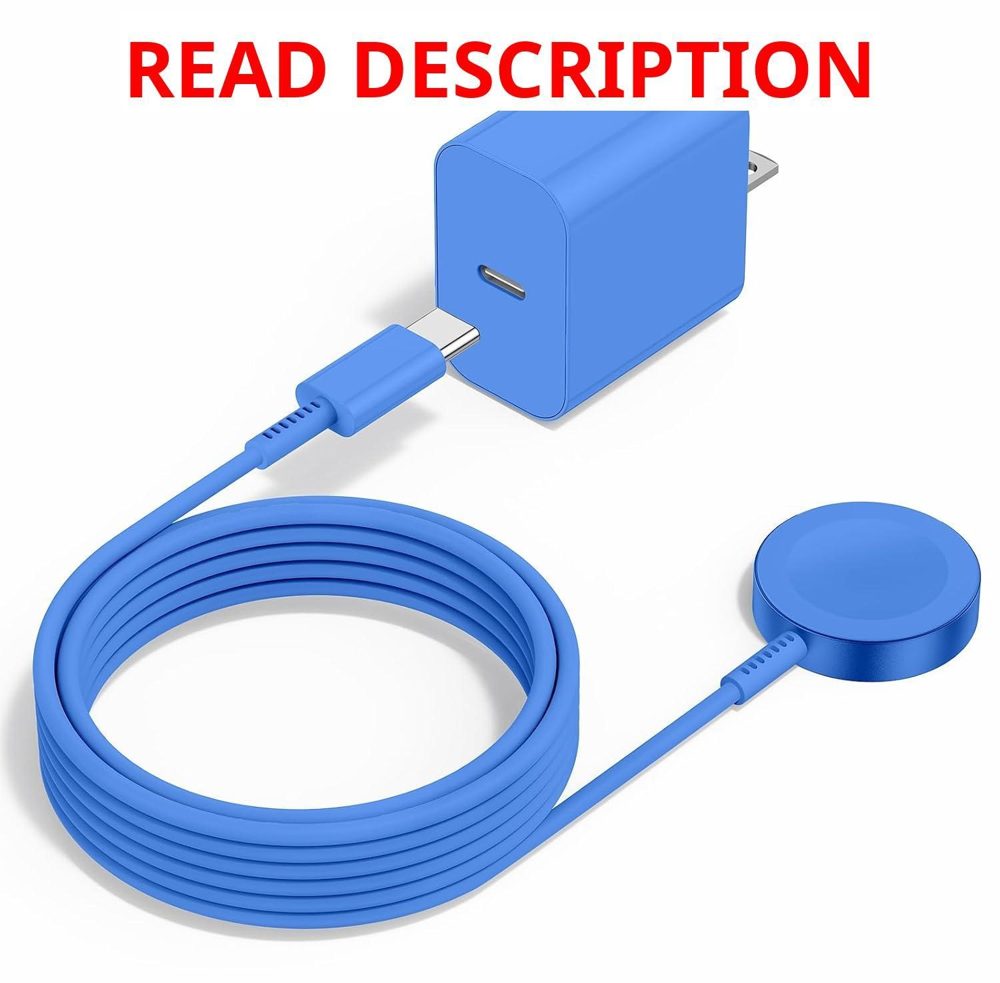 Apple Watch Charger Magnetic USB-C 6FT Blue
