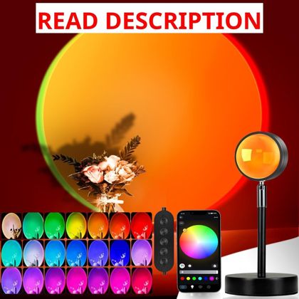 LED Sunset Lamp Projector USB 180  Rotation