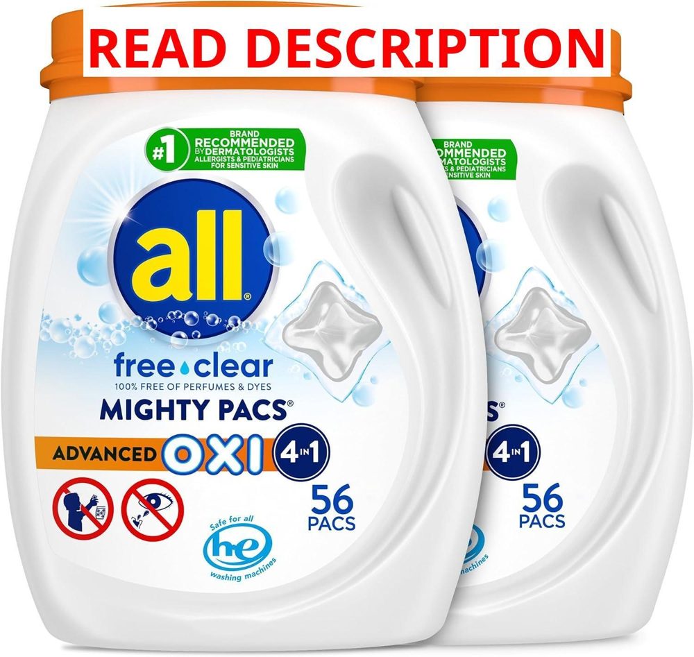 All Free Clear Mighty Pacs 56ct Unscented