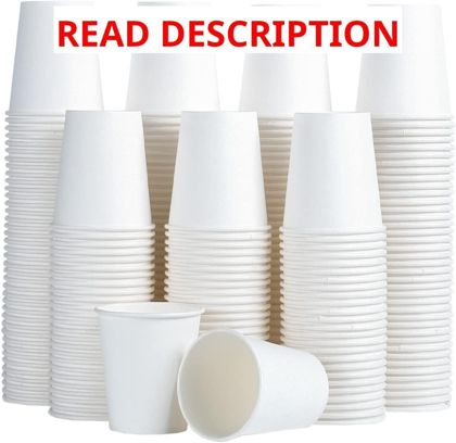 SIUQ 300 Pack 5 oz Paper Cups White