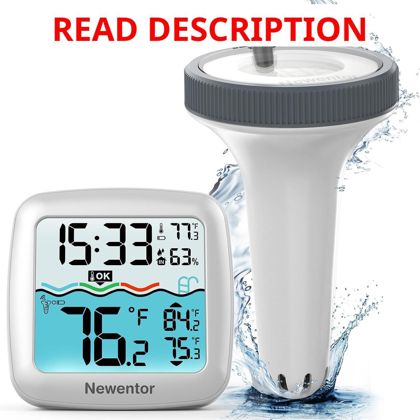 Newentor Pool Thermometer: Floating IPX8