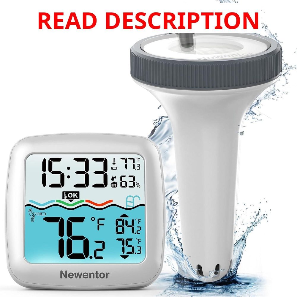 Newentor Pool Thermometer: Floating IPX8