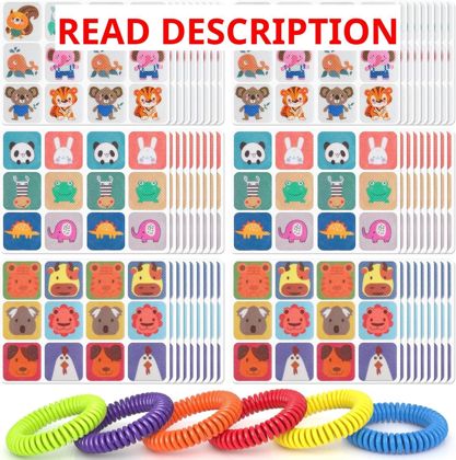 BuggyBands 360 Pack Mosquito Stickers for Kids