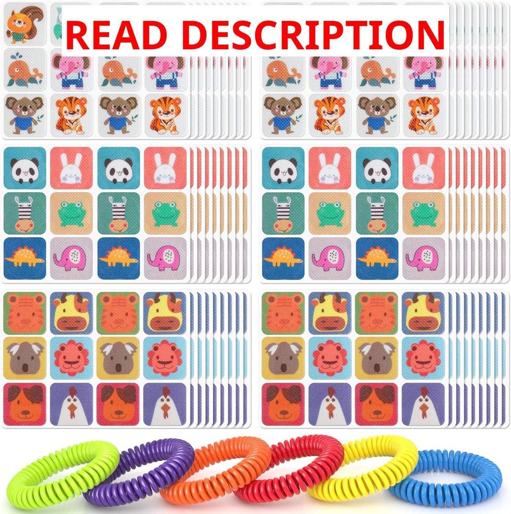 BuggyBands 360 Pack Mosquito Stickers for Kids